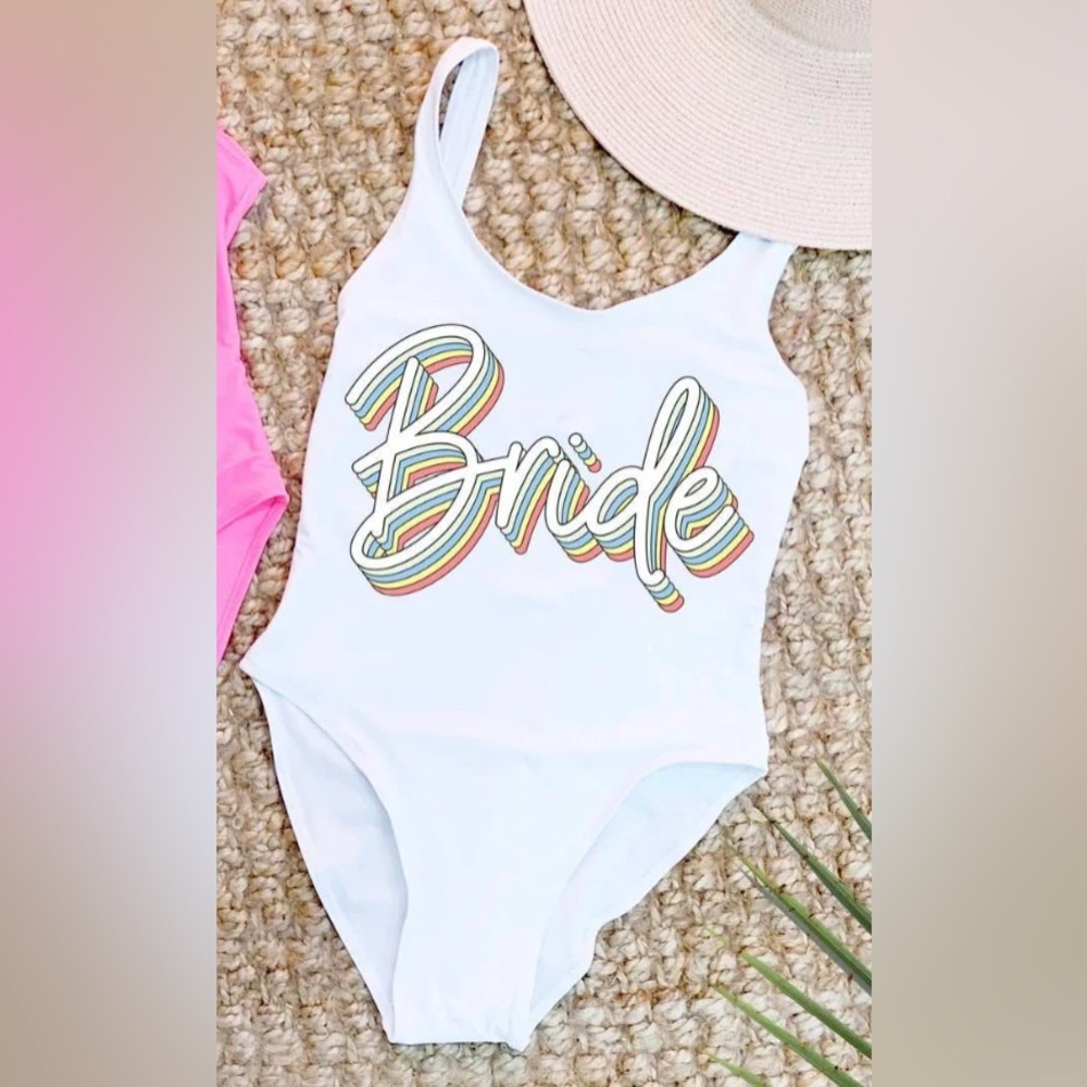 Bride One Piece Swimsuit